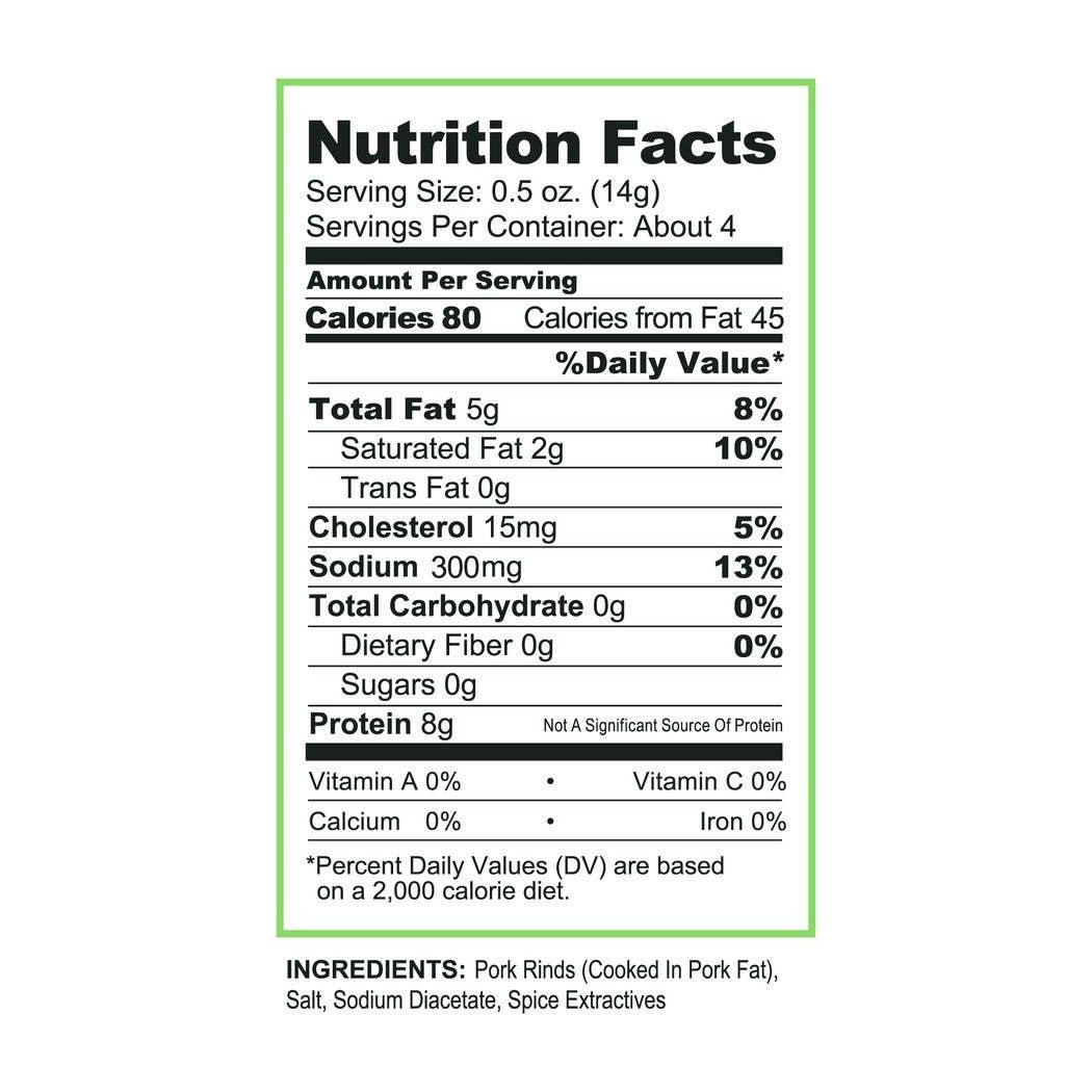 Pork King Good Dill Pickle Pork Rinds 1.75oz Bag Thistle Creek Mercantile