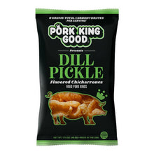 Load image into Gallery viewer, Pork King Good Dill Pickle Pork Rinds 1.75oz Bag