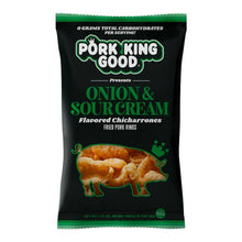 Load image into Gallery viewer, Pork King Good Onion & Sour Cream Pork Rinds 1.75oz Bag