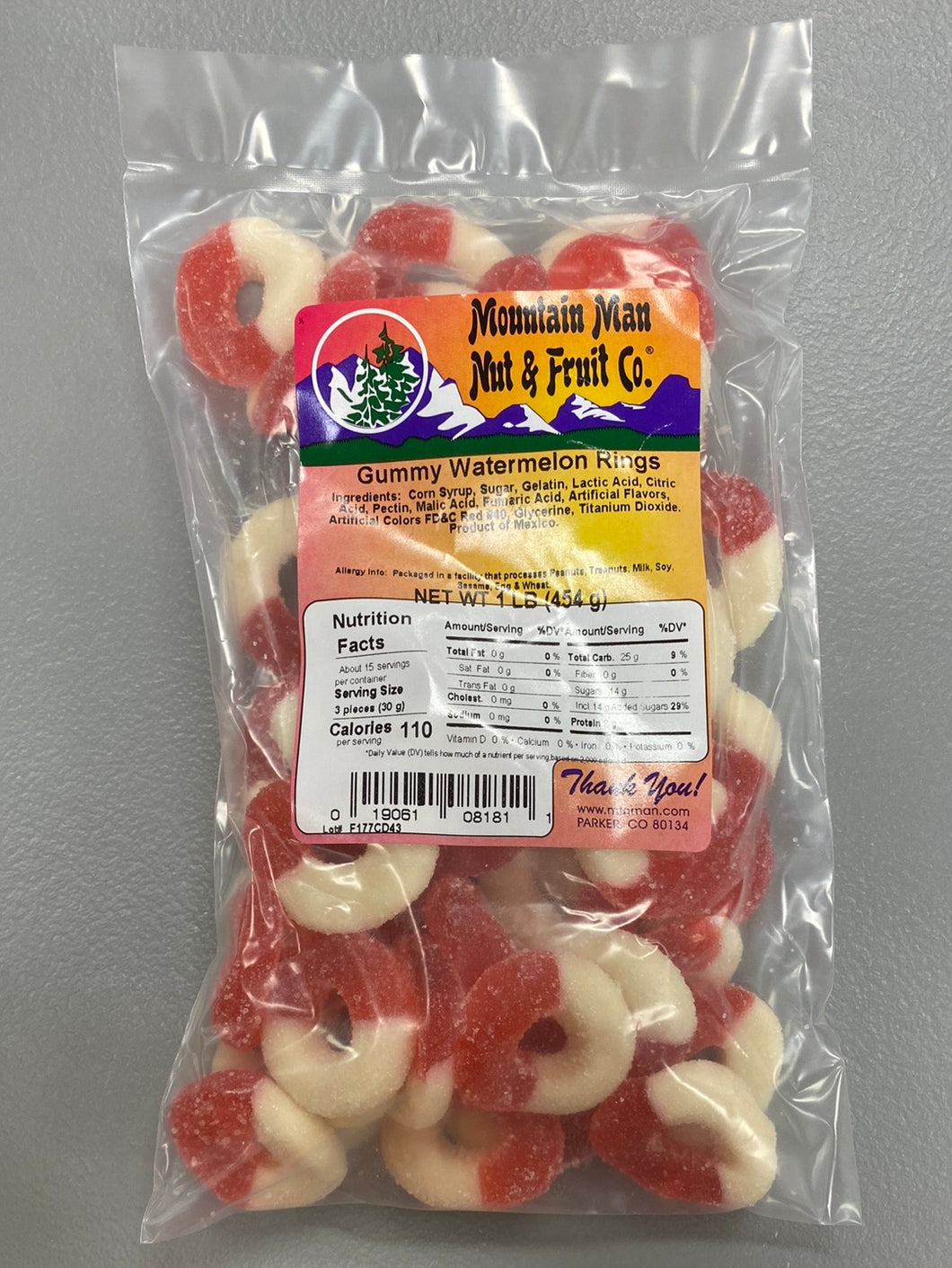 Gummy Watermelon Rings