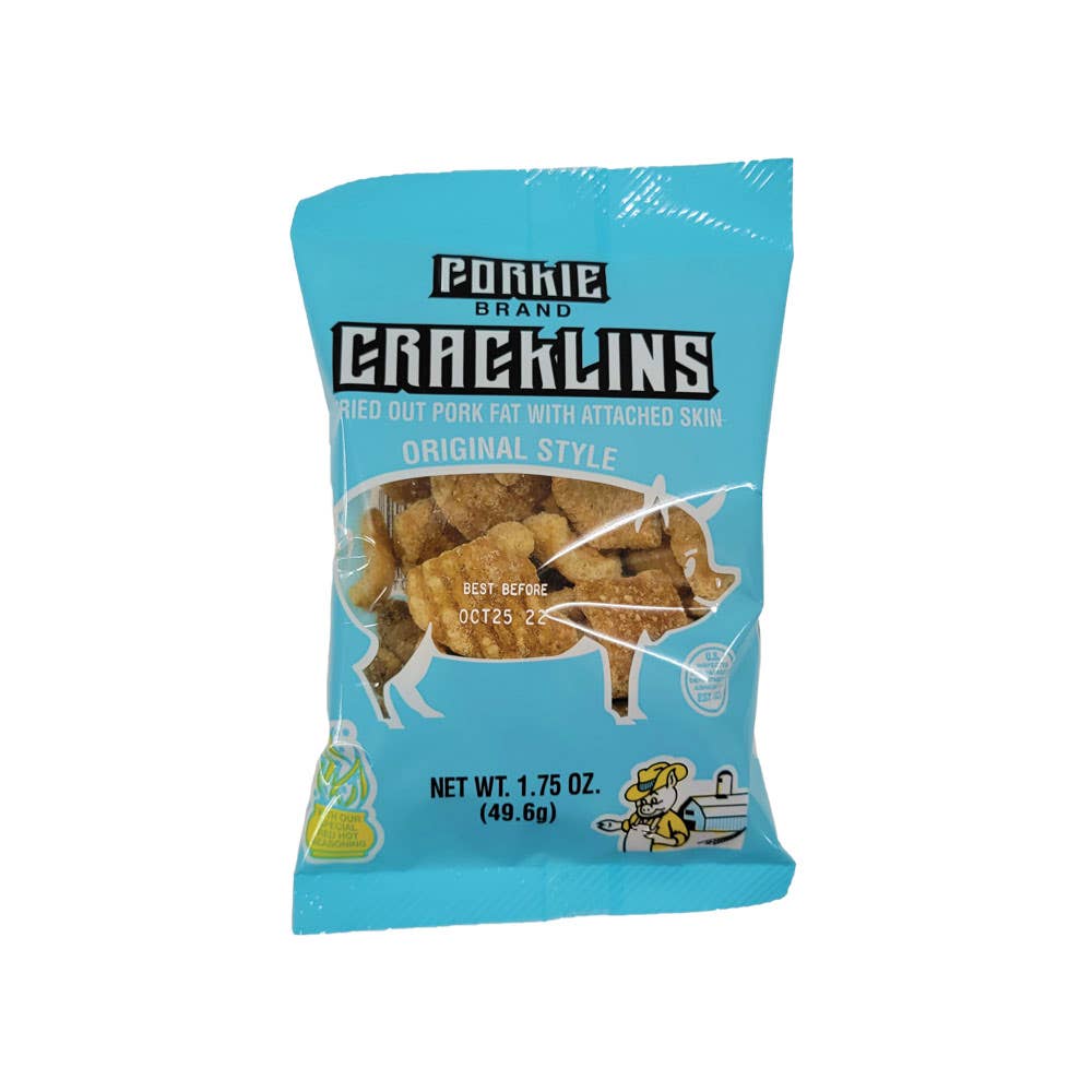 Porkie's Original Cracklins 1.75oz bag