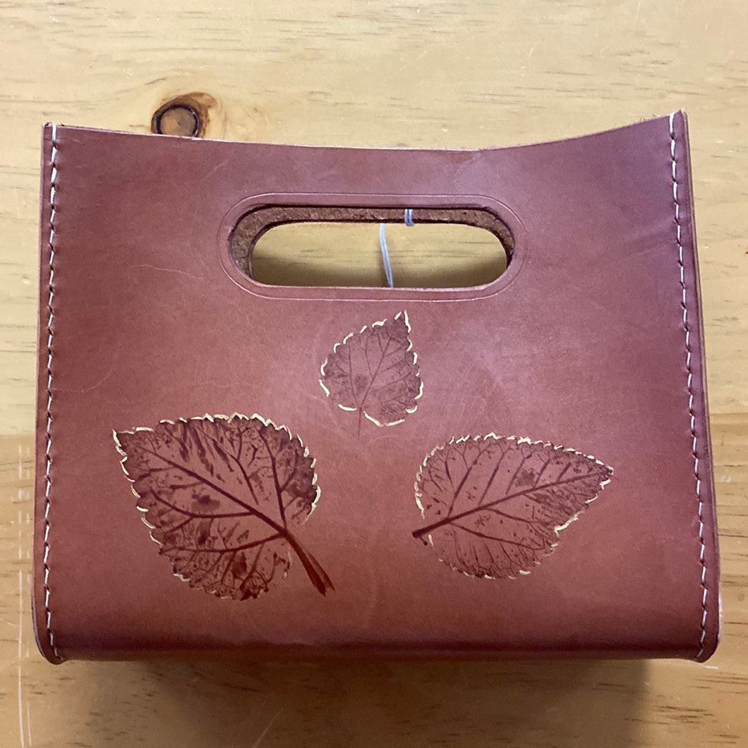 Leaf Purse Pouch - VNDR Wild Papaya/Windflower Artworks