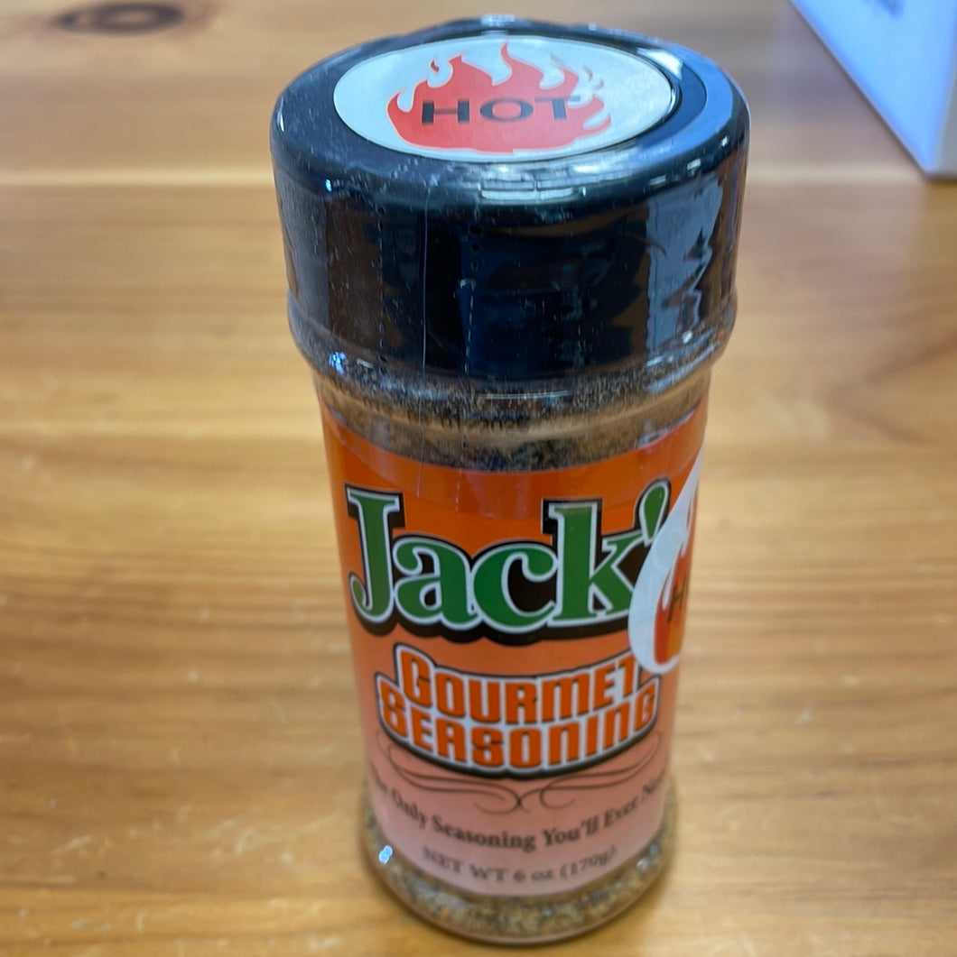 6oz Hot Jack’s Gourmet Seasoning ***Hot*** 6oz