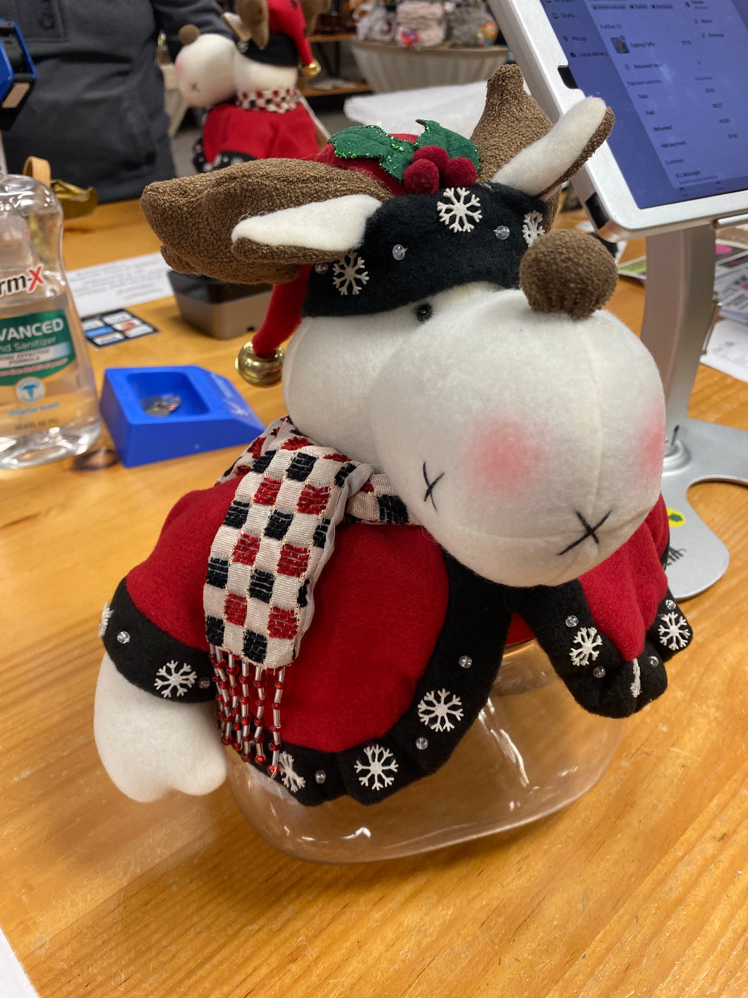 Moose Reindeer Candy Jar