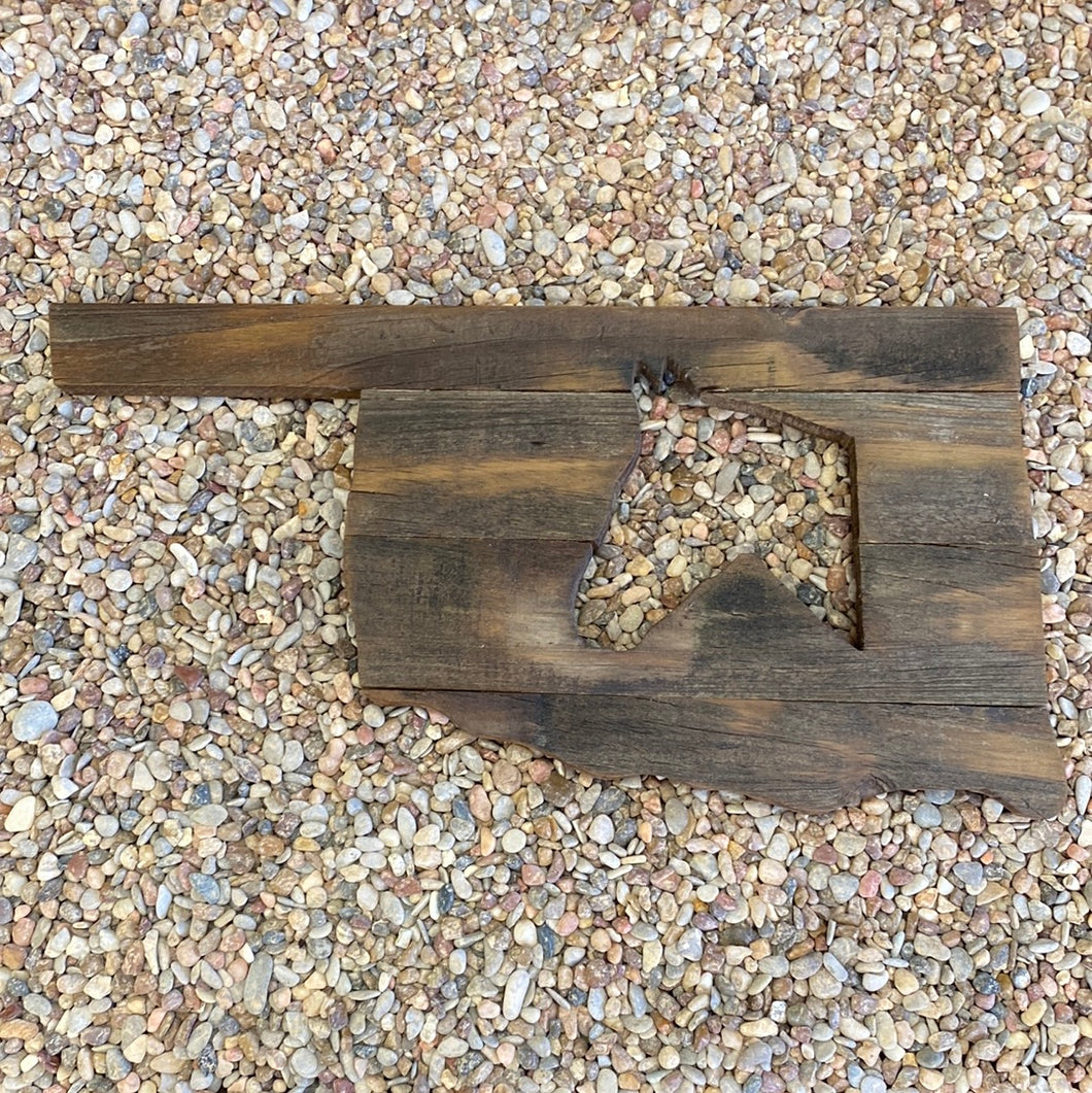 Oklahoma Horse Cutout Wall Art - VNDR In Stitches