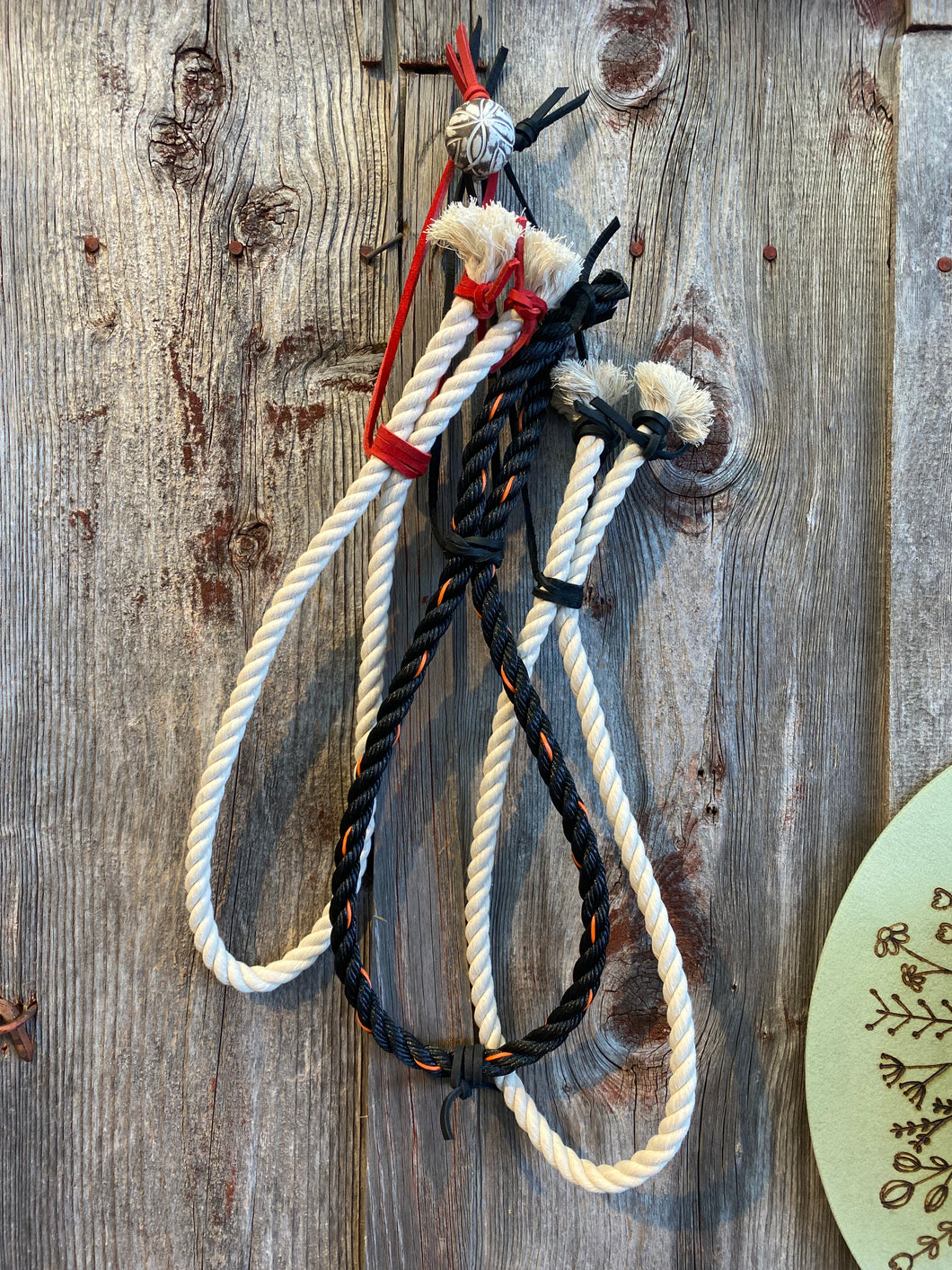 Rope Leather Cowboy Hat Hanger