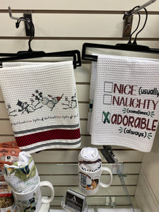 Winter Christmas Design Kitchen Towel - VNDR ARTcessories
