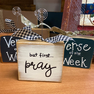 Small Block Photo Holder - VNDR In Stitches