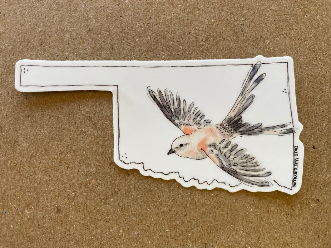 Sticker - Oklahoma - Scissortail
