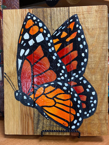 Painted Butterfly Outdoor Safe Wood Art - VNDR In Stitches