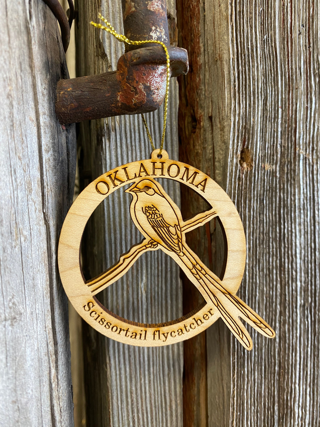 Ornament - Scissortail - Wood Laser Cut