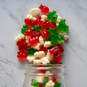 Red White and Green Gummy Bears