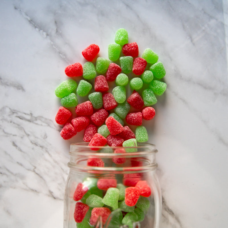Red and Green Spice Drops