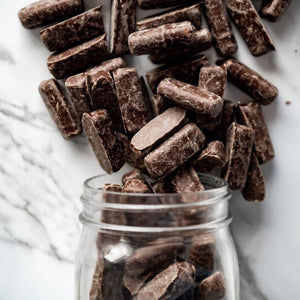 dark chocolate cherry twigs