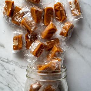 Gourmet Vanilla Sea Salt Caramels 6 oz bag