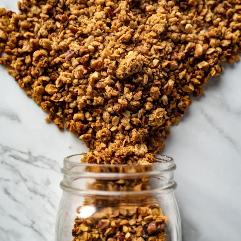 maple pecan granola