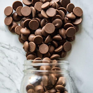 milk chocolate discs 