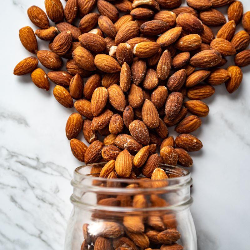 smoked almonds